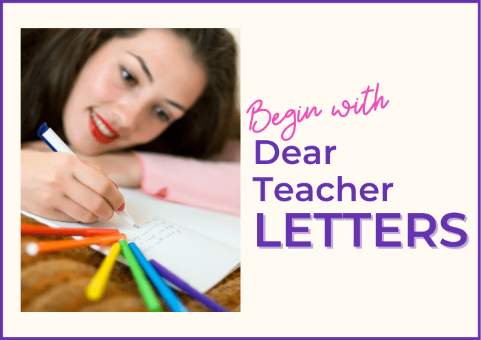 Teacher Award Letter